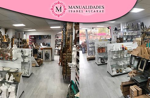 Tienda de Manualidades en Murcia, Taller y Restauración. Manualidades Isabel Alcaraz.